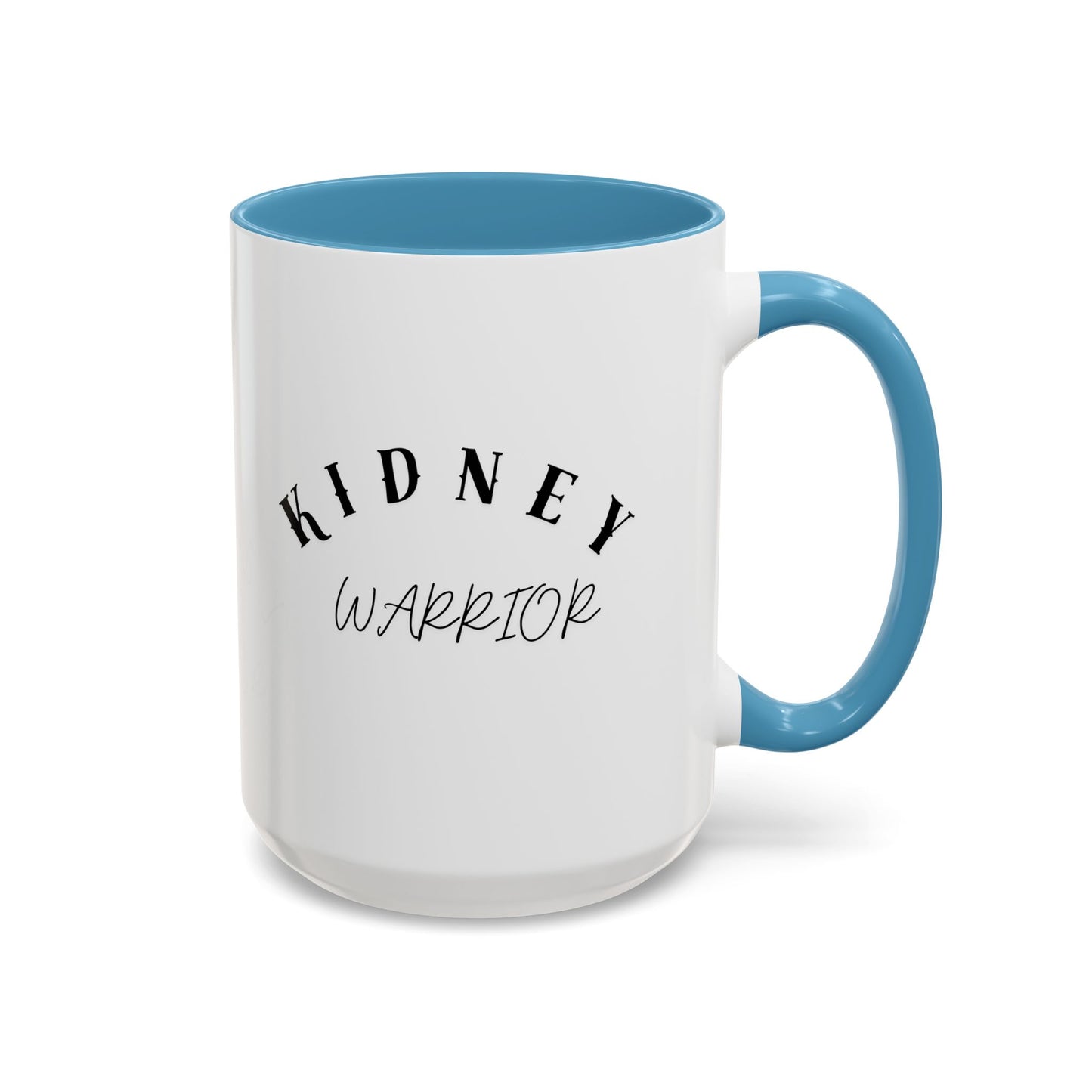 Kidney Warrior Coffee Mug — Accent Two-Tone 15oz