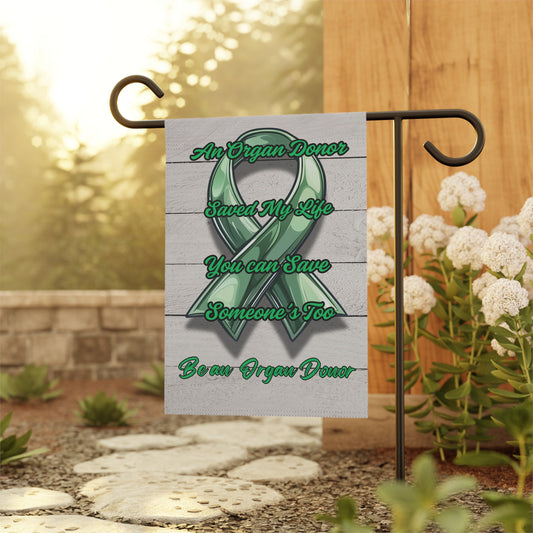 Organ Donor Appreciation and Awareness Garden Banner