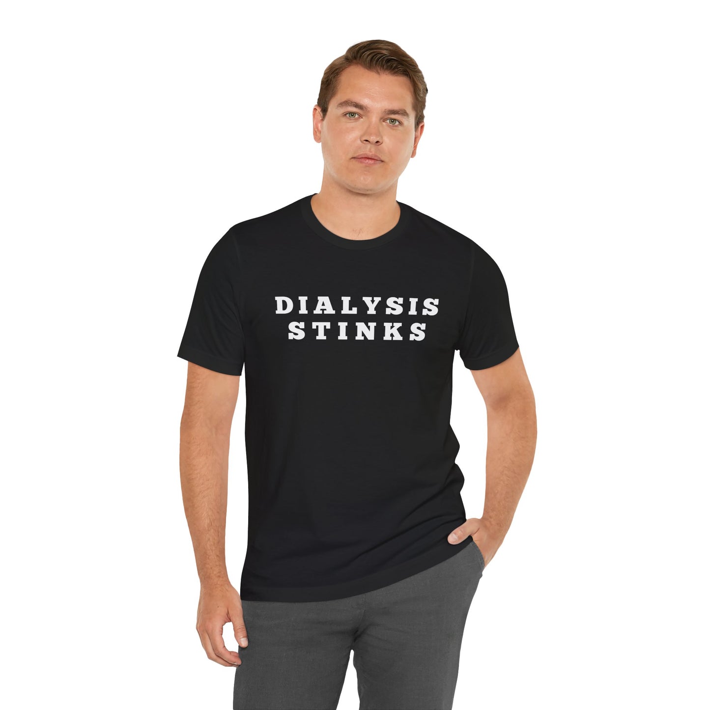 DIALYSIS STINKS T-SHIRT