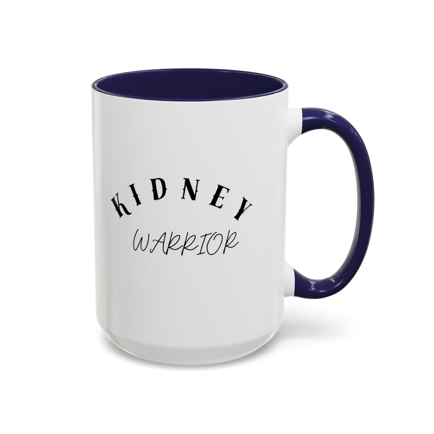 Kidney Warrior Coffee Mug — Accent Two-Tone 15oz