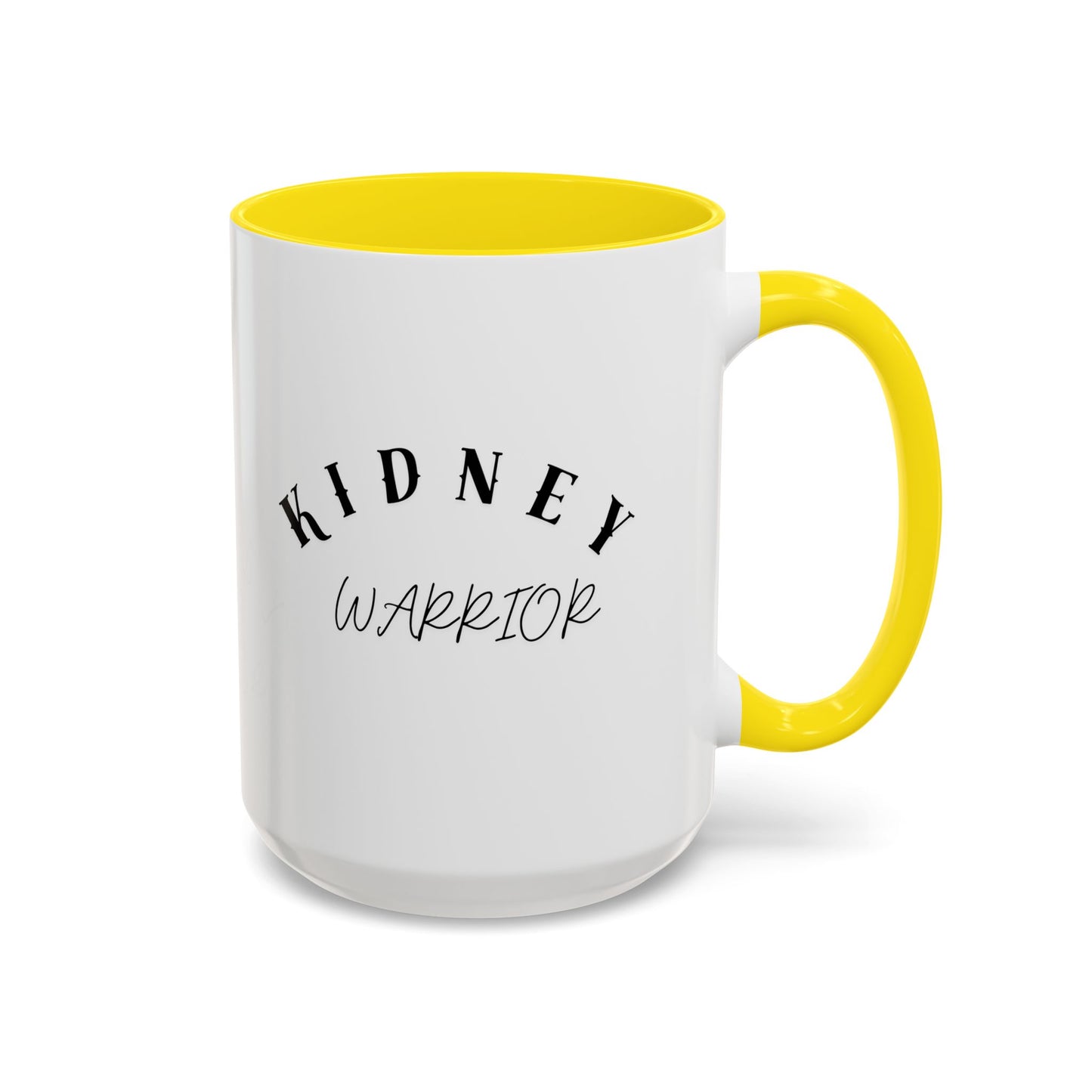 Kidney Warrior Coffee Mug — Accent Two-Tone 15oz
