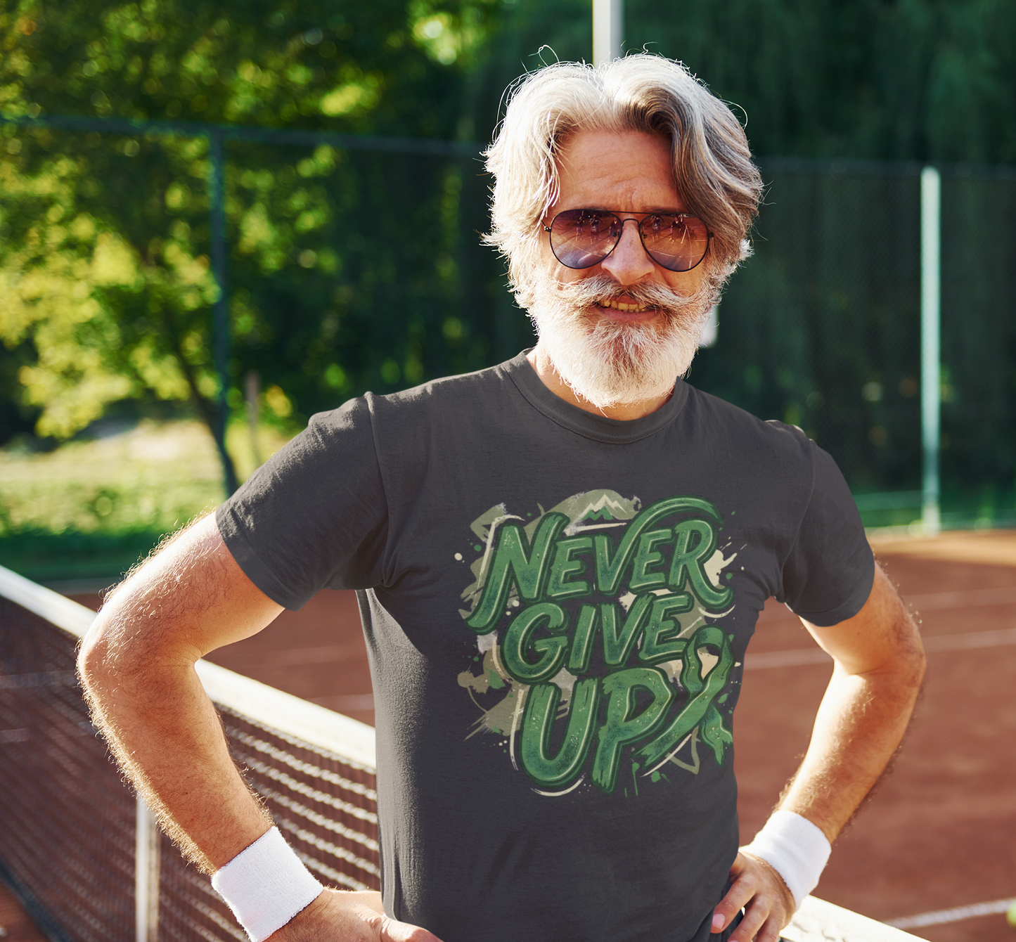 Never Give Up | Kidney Warrior T-Shirt | Kidney Disease Awareness Apparel | CKD Gift | Dialysis Warrior Shirt | Kidney Transplant Survivor Tee