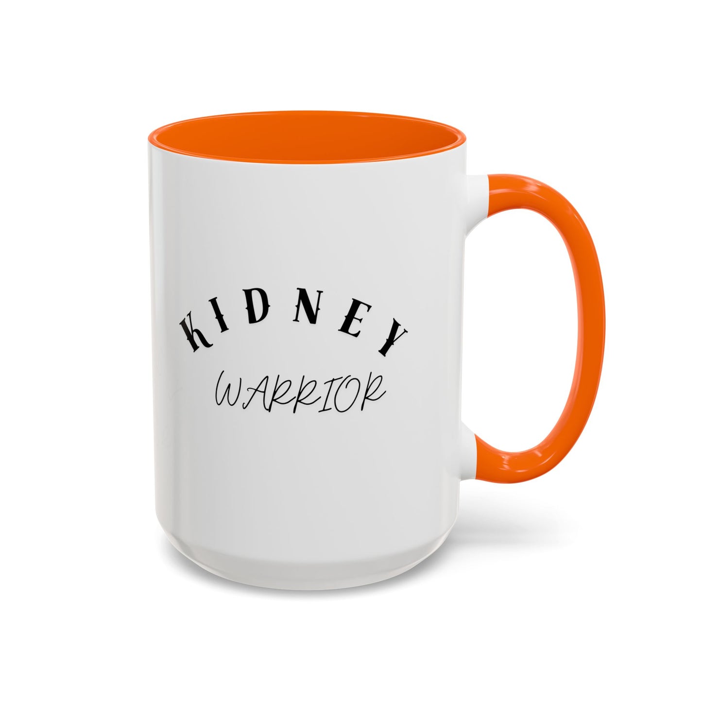 Kidney Warrior Coffee Mug — Accent Two-Tone 15oz