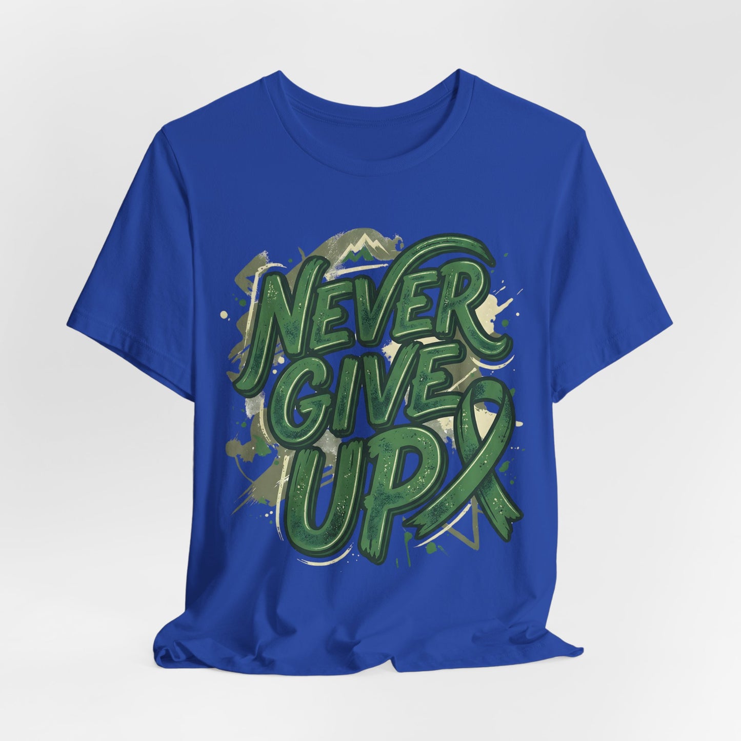 Never Give Up | Kidney Warrior T-Shirt | Kidney Disease Awareness Apparel | CKD Gift | Dialysis Warrior Shirt | Kidney Transplant Survivor Tee