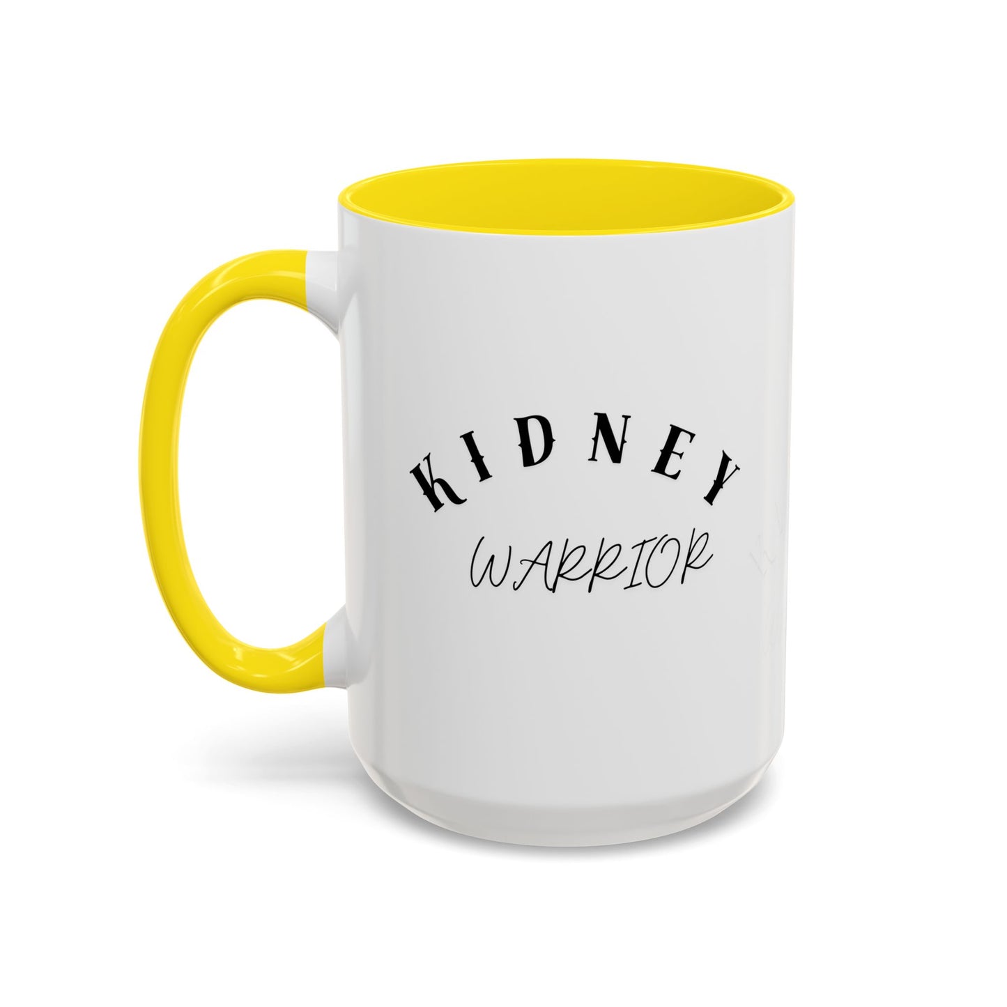 Kidney Warrior Coffee Mug — Accent Two-Tone 15oz