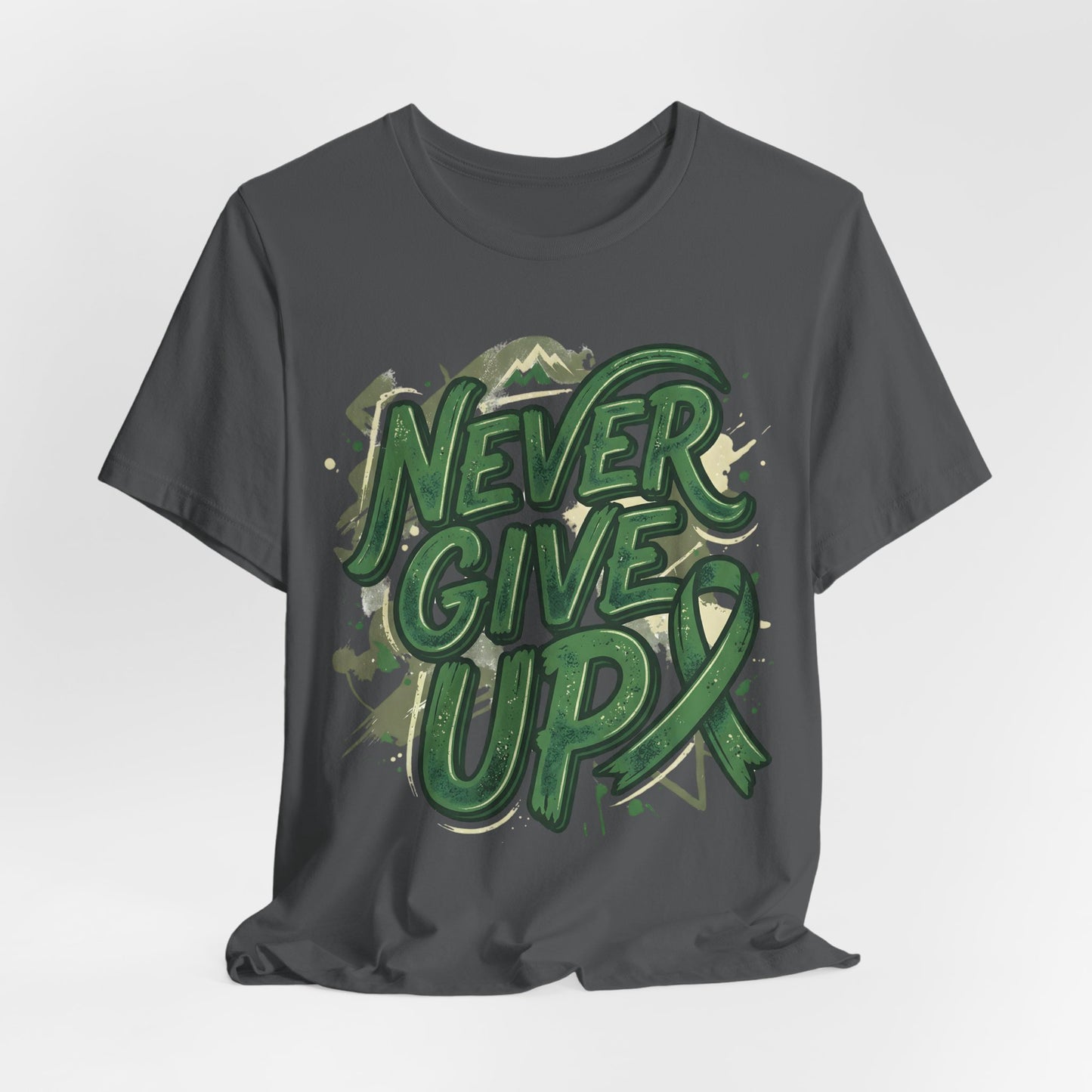Never Give Up | Kidney Warrior T-Shirt | Kidney Disease Awareness Apparel | CKD Gift | Dialysis Warrior Shirt | Kidney Transplant Survivor Tee