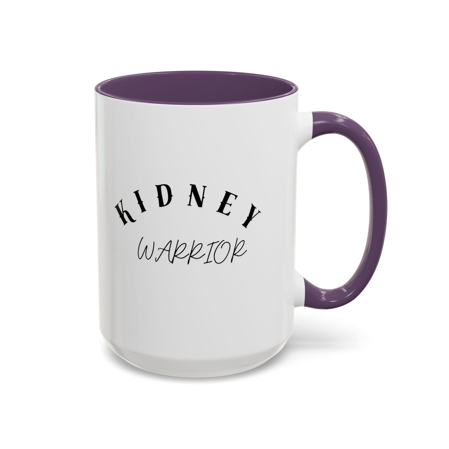 Kidney Warrior Coffee Mug — Accent Two-Tone 15oz