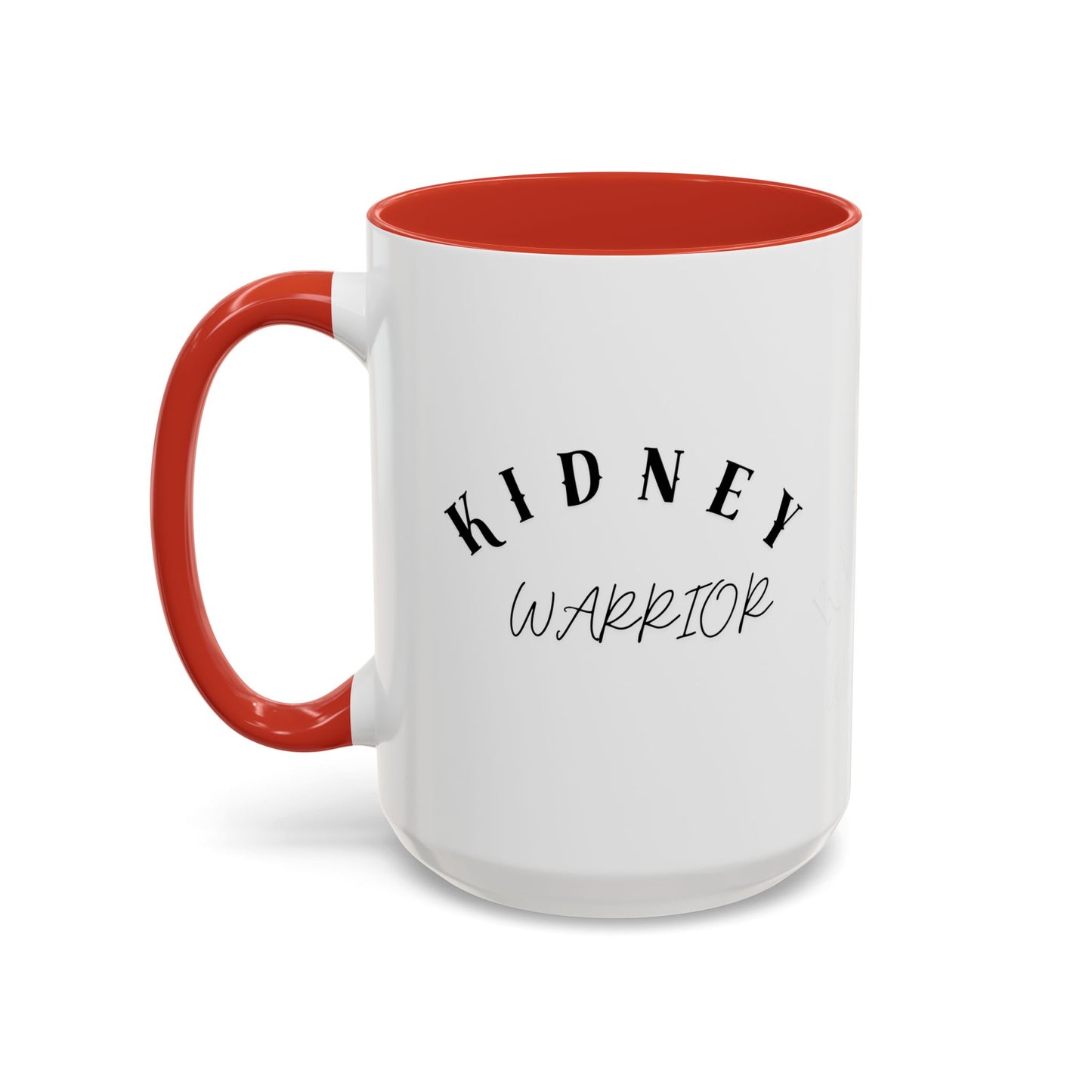 Kidney Warrior Coffee Mug — Accent Two-Tone 15oz