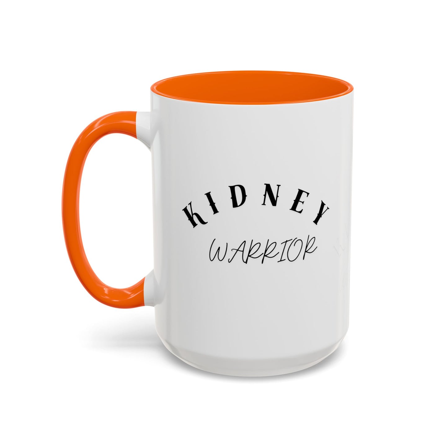 Kidney Warrior Coffee Mug — Accent Two-Tone 15oz