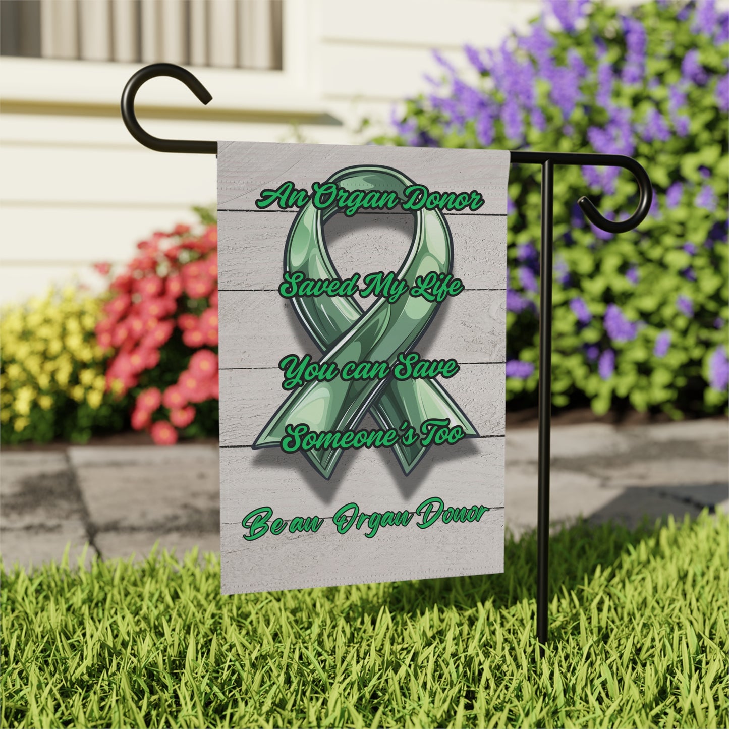 Organ Donor Appreciation and Awareness Garden Banner